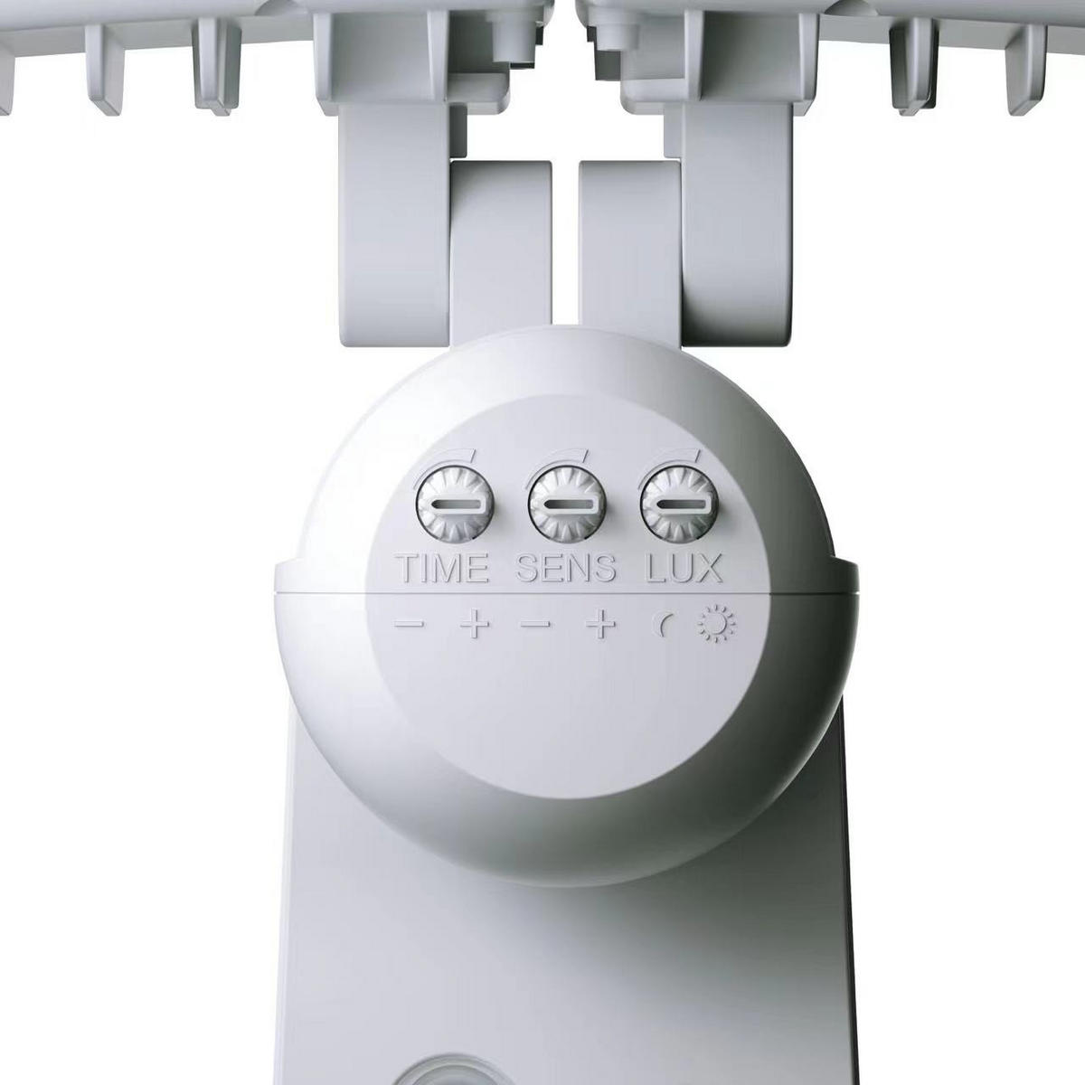 LED-SOLAR-STRAHLER - mit Bewegungsmelder und schwenkbaren Köpfen für Innen und Außen, 2er-Set - Weiß, Kunststoff (15.5/24/18.2cm) - Northpoint