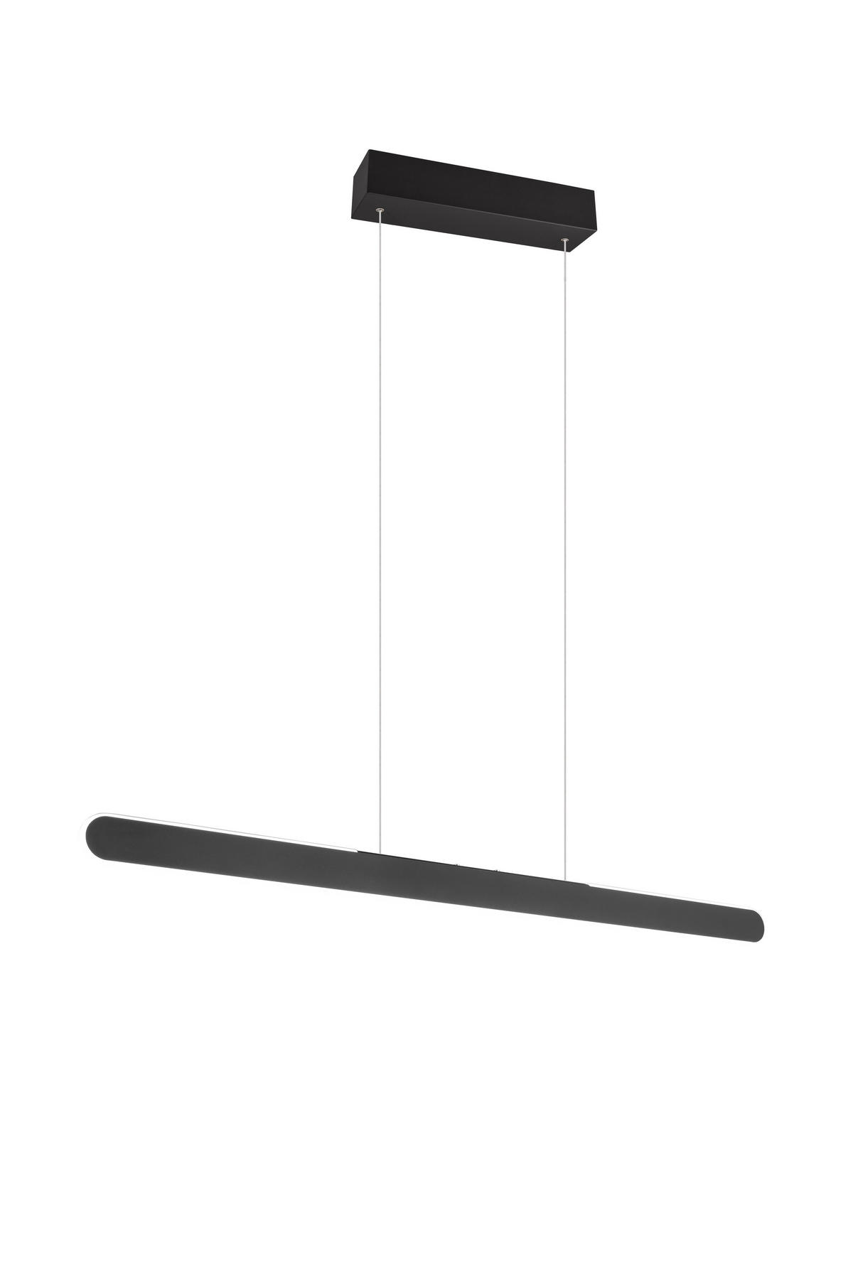 HÄNGELAMPE HELIOS - Schwarz - 0/0/150 cm - Schwarz, Metall (100/100/150cm) - Trio Leuchten