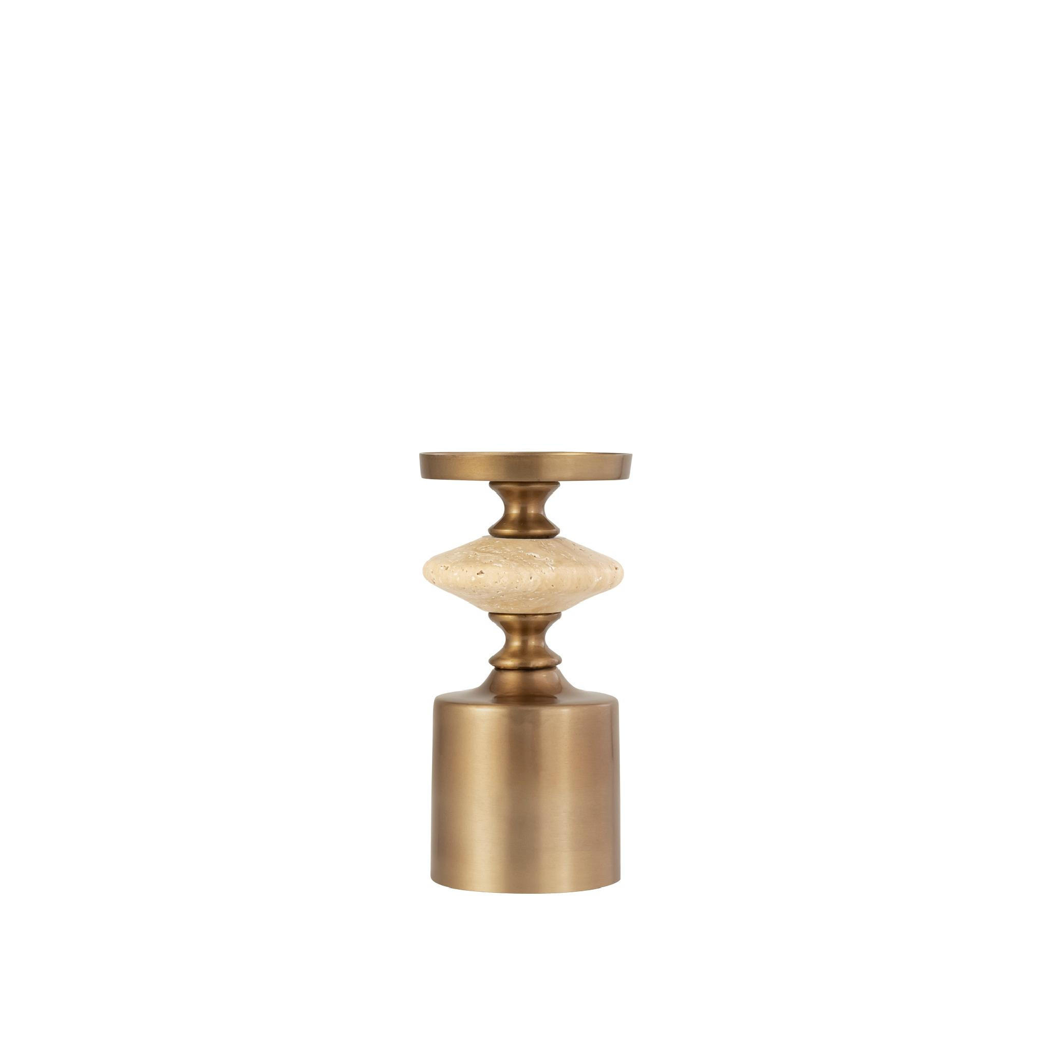 Ptmd Collection Kerzenhalter Gold 11x23x11 cm