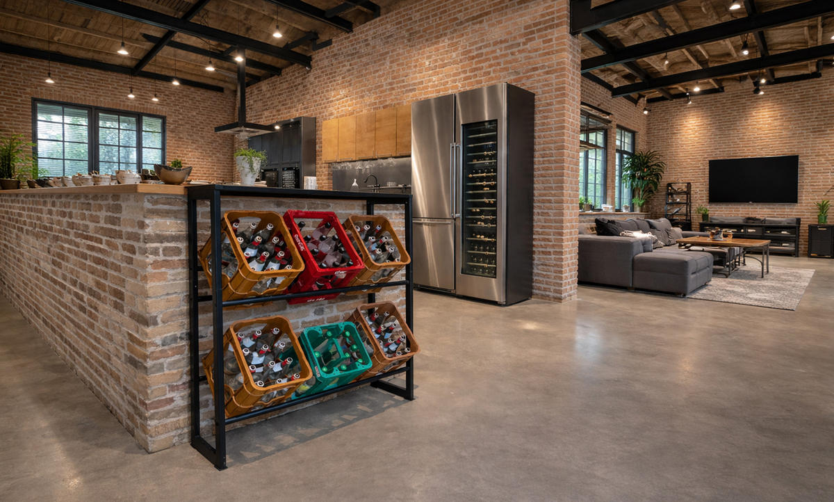 GETRÄNKEKISTENREGAL 104x30x129 cm 6 Kästen mit Ablage - Schwarz, Metall (104/129/30cm) - QUICK STAR