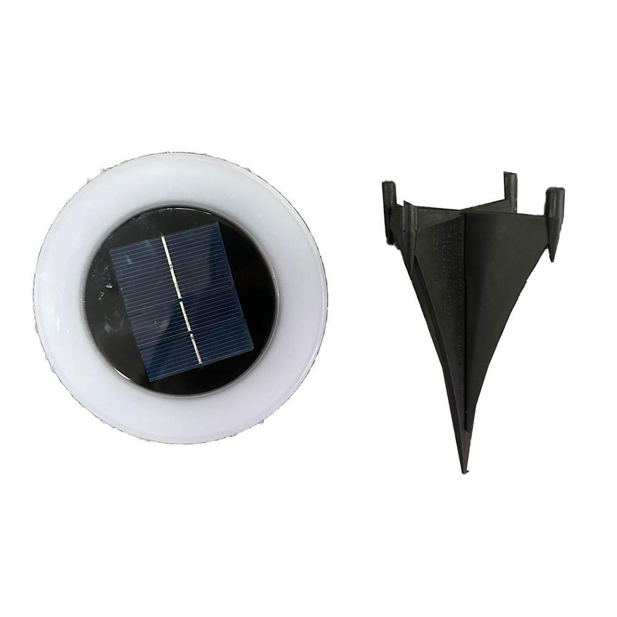 LED AUSSENLEUCHTE Schwimmlicht Schwarz Opal 5er Set - Schwarz, Kunststoff (11/11/13cm)