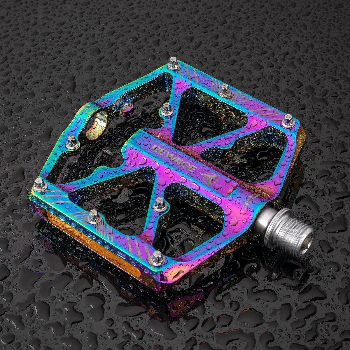 FAHRRADPEDALE Aluminium mit Reflektoren und 3 Lagern - Multicolor, Metall (11.8/1.5/10.1cm)