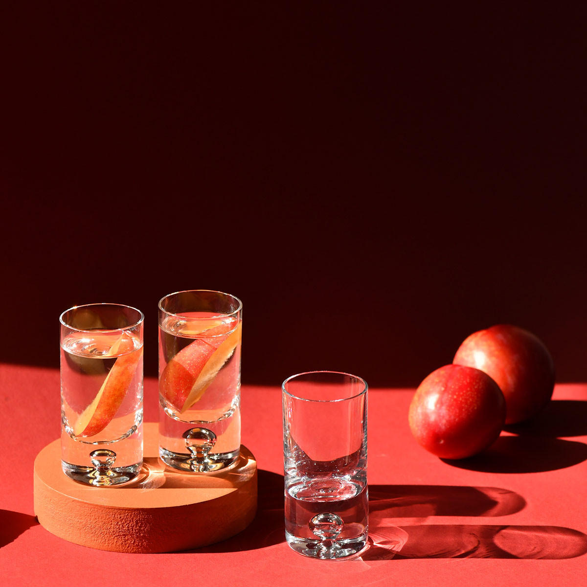 WODKAGLÄSER Lagrima, 6er-Set, 30 ml - Transparent, Glas (0.03L) - Krosno Glass