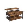 COUCHTISCH BISHKEK - Braun, Metall (60/100/62cm) - Hansiro