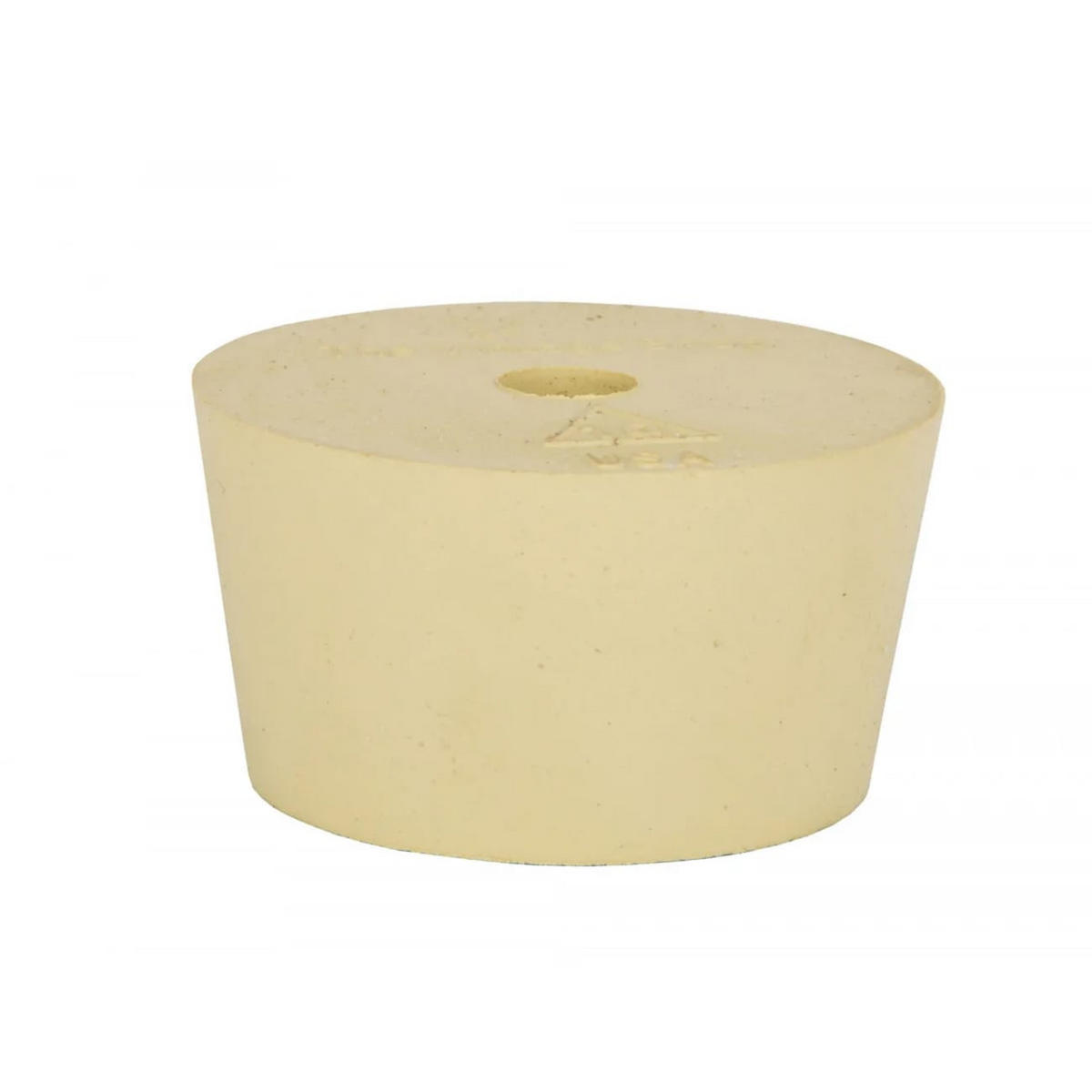 FLASCHENVERSCHLUSS Gummistopfen, für Gärflaschen, PET 12/23L, mit 9mm Loch - Beige, Kunststoff (6/4.5/6cm) - ich-zapfe