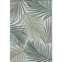 TEPPICHLÄUFER Palmblätter BORNO Polypropylen Grün 80 x 150 cm - Grün, Textil (80/150cm) - KADIMA DESIGN