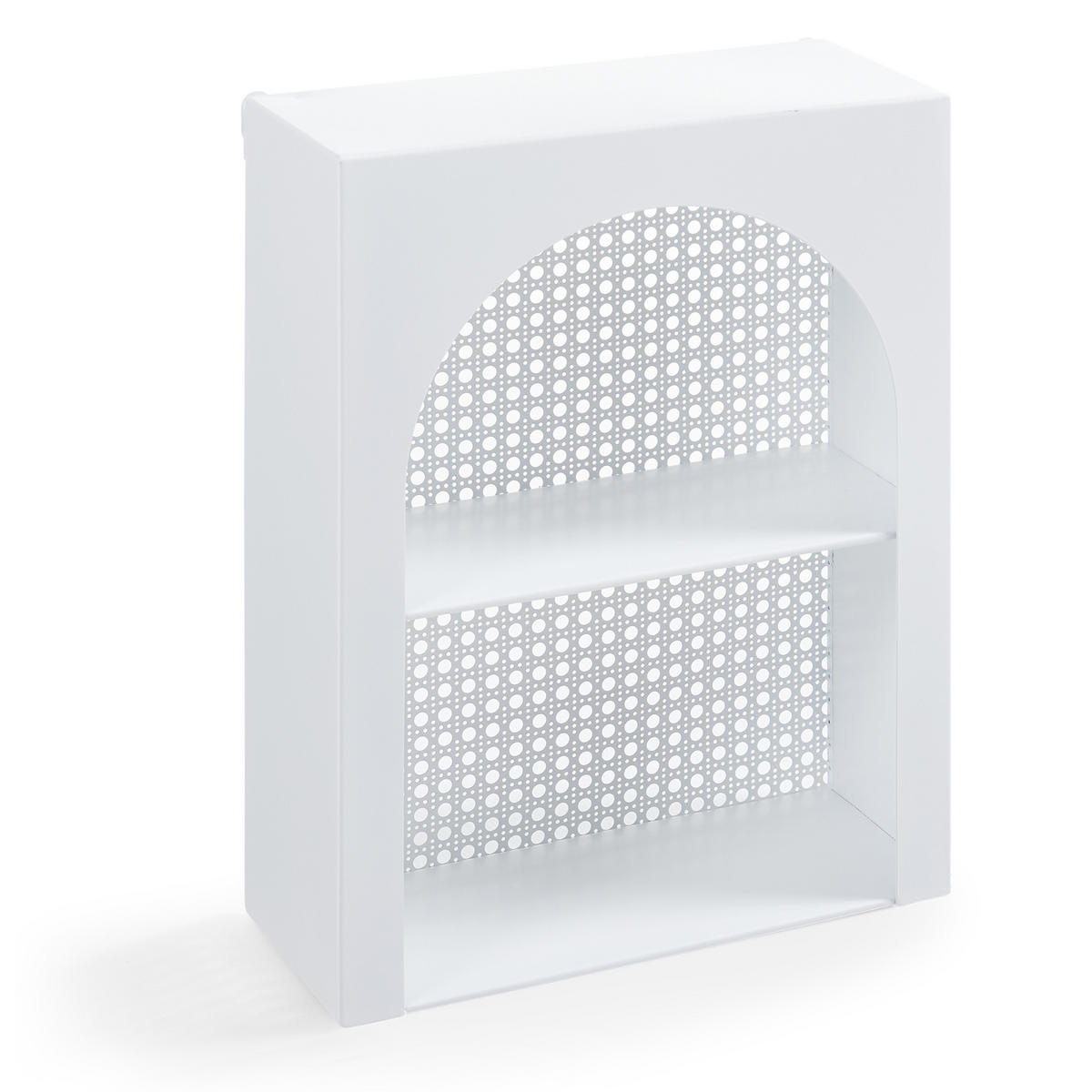 WANDREGAL Jäller I. - Weiß, Metall (30/40/13cm) - [en.casa]