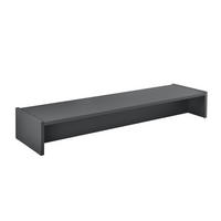 MONITORSTÄNDER - Dunkelgrau, Holzwerkstoff (27/100/15cm) - [en.casa]