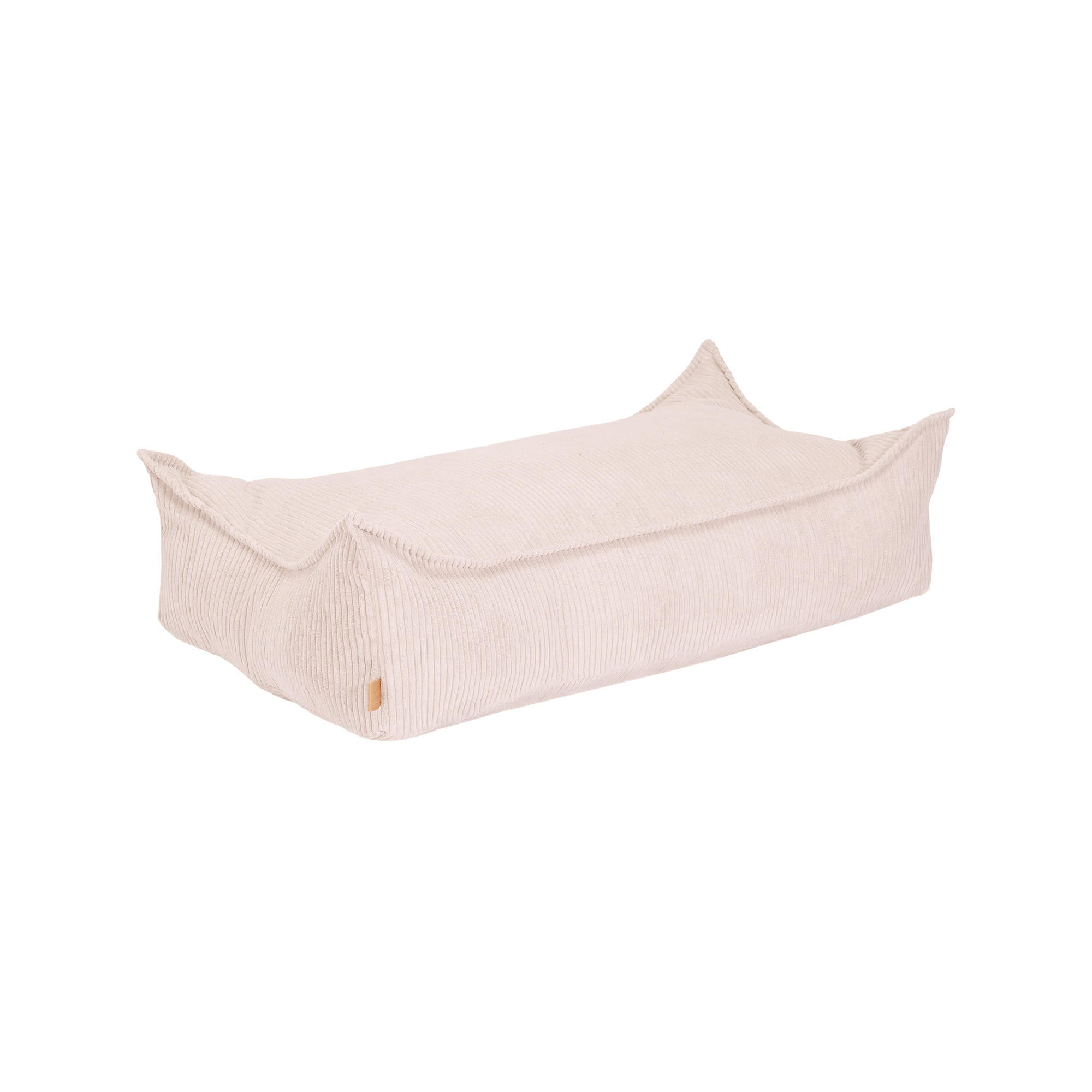 SITZPOUF für Kinder, Rechteckig, Aesthetic, Ecru - Ecru, Textil (120/35/60cm) - MeowBaby