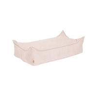 SITZPOUF für Kinder, Rechteckig, Aesthetic, Ecru - Ecru, Textil (120/35/60cm) - MeowBaby