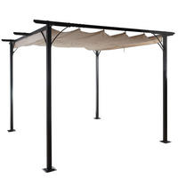 PERGOLA 232x350x350cm Creme - Creme, Metall (350/232/350cm) - BERLINLODGE