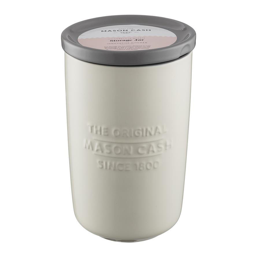 VORRATSBEHÄLTER aus Steingut, 0,9 l - Creme, Keramik (12/16/12cm) - Mason Cash