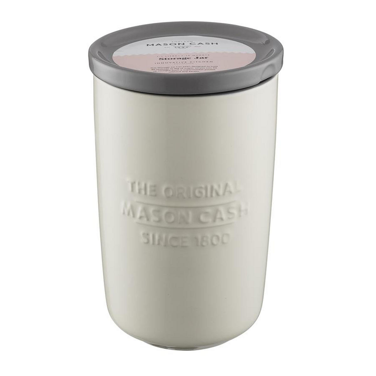 VORRATSBEHÄLTER aus Steingut, 0,9 l - Creme, Keramik (12/16/12cm) - Mason Cash