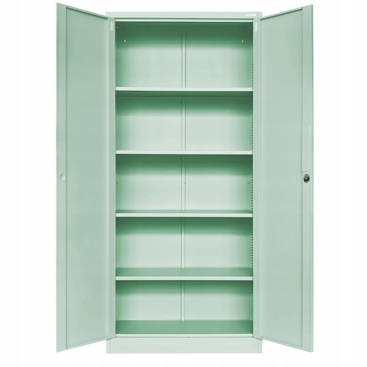 AKTENSCHRANK JAN H - Grün, Metall (90/195/40cm) - Jan Nowak