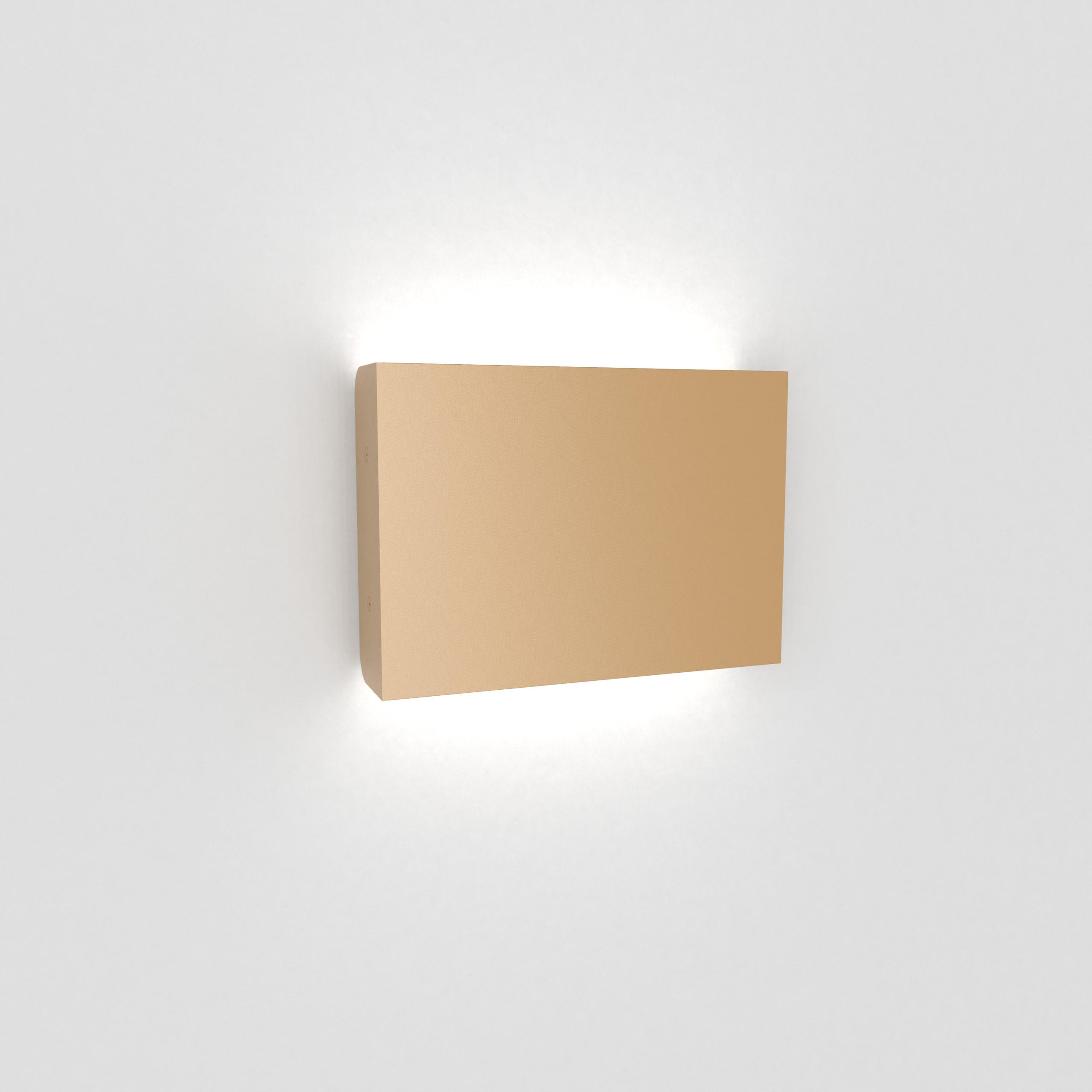 LED-WANDLEUCHTE Band S - Goldfarben, Metall (15.4/11/3.6cm) - Lumicom