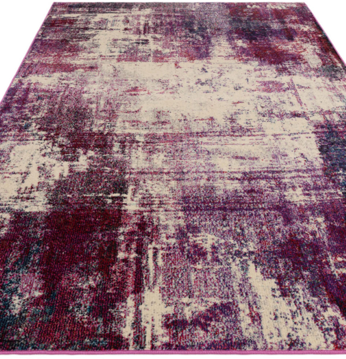 TEPPICH modern Flachgewebe GRAPE Lila 200 x 290 cm - Lila, Textil (200/290cm) - Novatrend