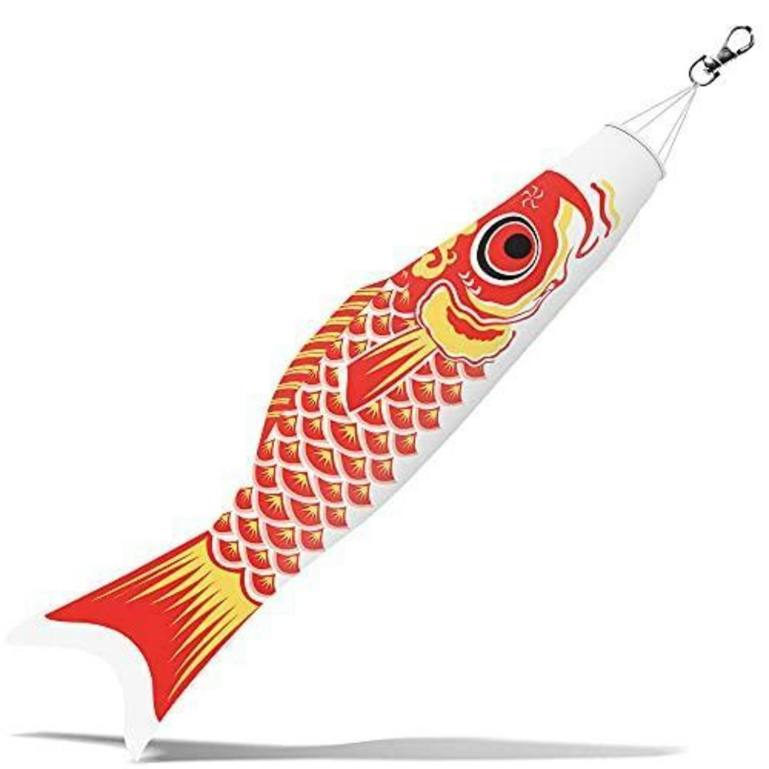 WINDSACK Koi Fisch 66 cm - Multicolor, Textil (66/16.5/1cm)