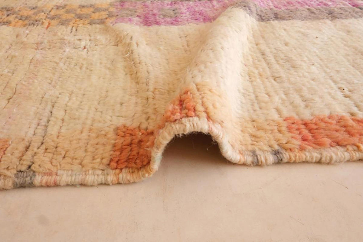 BERBERTEPPICH aus reiner Wolle 147x 223 cm - Beige, Naturmaterialien (147/223cm) - AFK Living