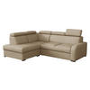 ECKSOFA Oslo 2rRLXp, Seite: Links LXP+R+2R - Silberfarben/Naturfarben, Holz/Textil (250/200cm) - MIRJAN24