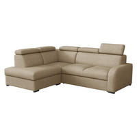ECKSOFA Oslo 2rRLXp, Seite: Links LXP+R+2R - Silberfarben/Naturfarben, Holz/Textil (250/200cm) - MIRJAN24