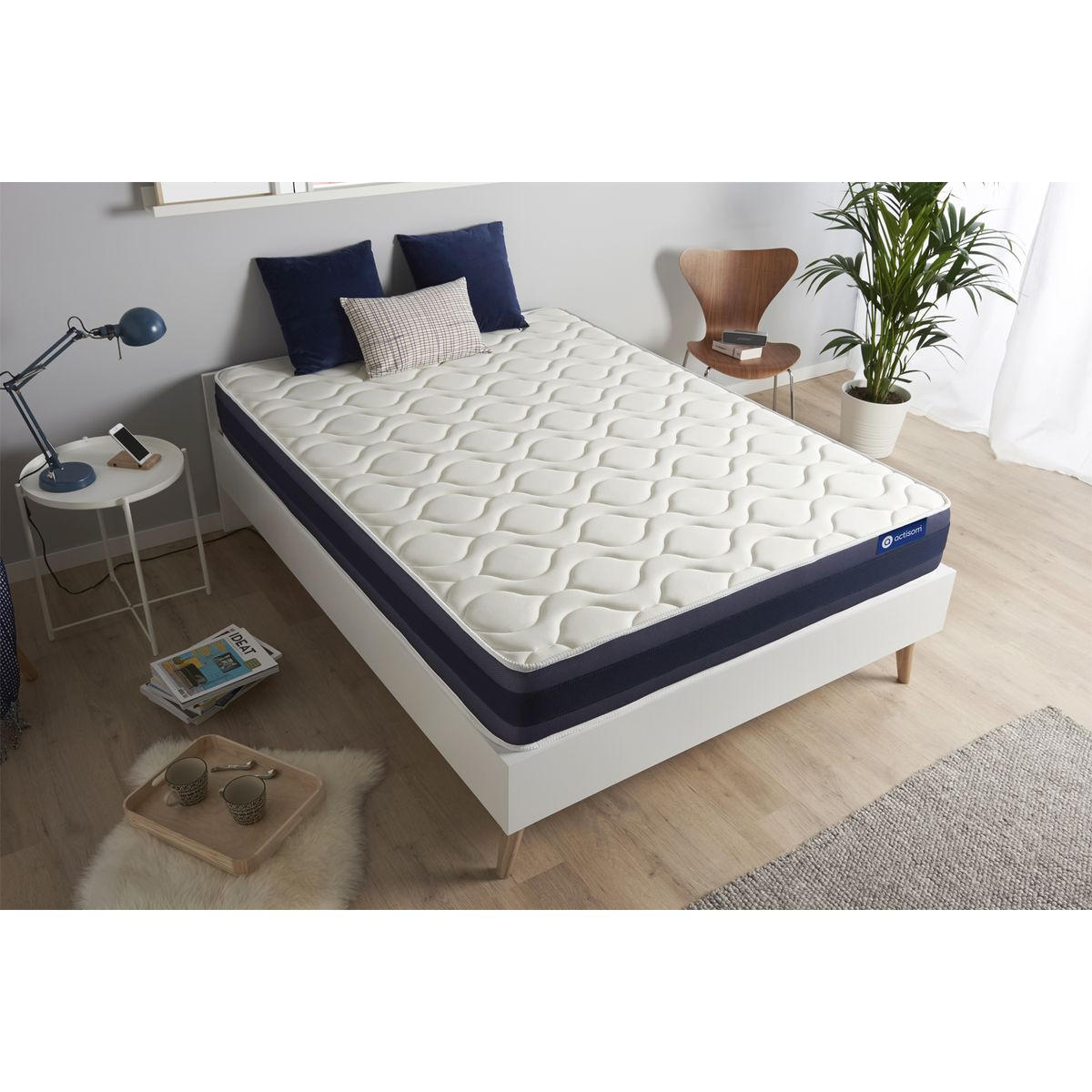 MATRATZE Actimemo morpho Memory-Schaum 180 x 220 cm h1 - Weiß, Textil (180/220cm) - ACTISOM