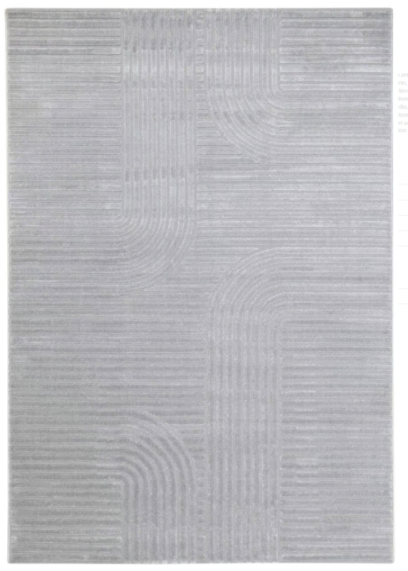 TEPPICH modern Flachgewebe CHIKA Grau 120 x 170 cm - Grau, Textil (120/170cm) - Novatrend