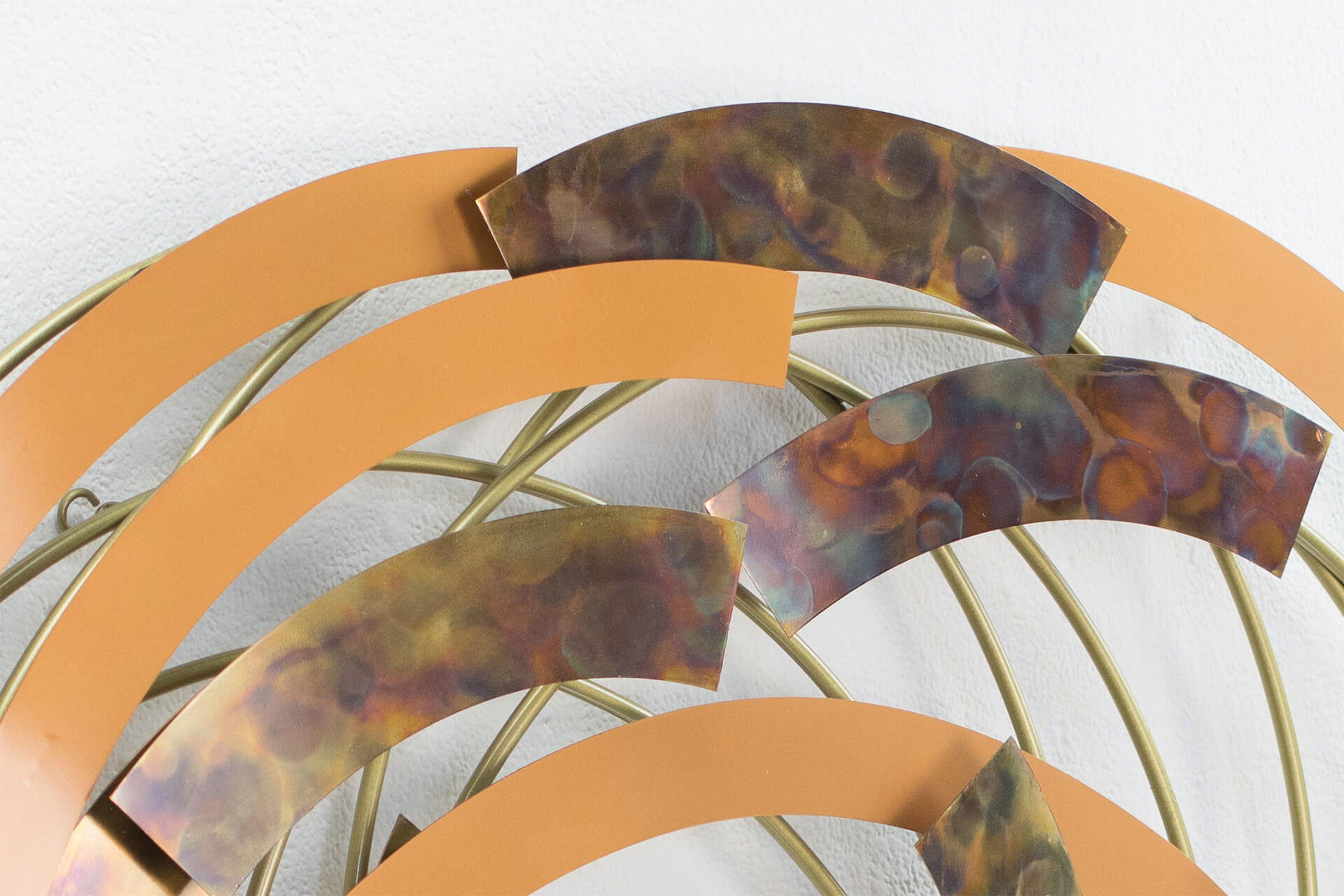 WANDDEKO Kupfer 99/92 cm - Kupferfarben, Metall (7.13/92/8cm) - KUNSTLOFT