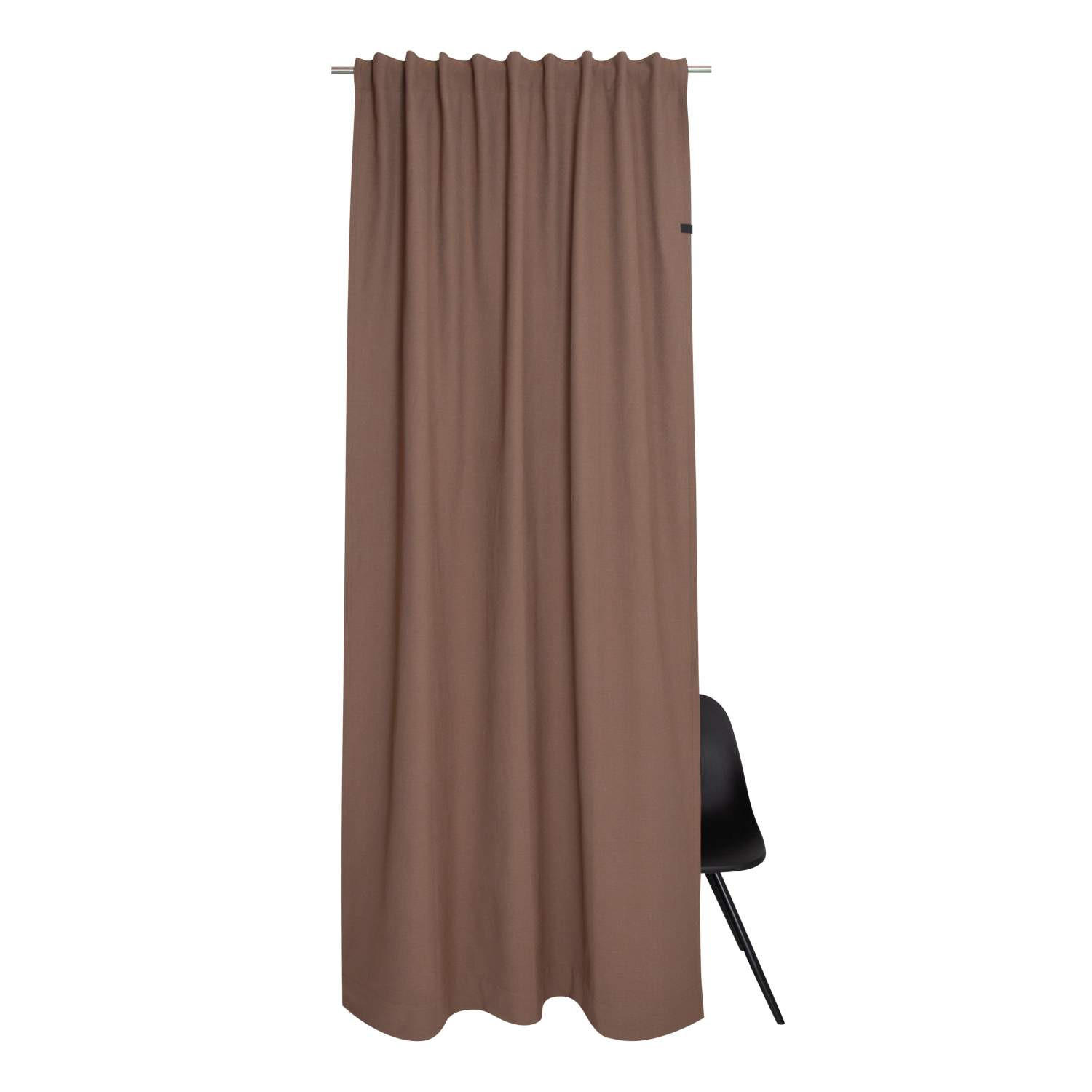 FERTIGVORHANG blickdicht  - Rotbraun, Basics, Textil (130/250cm) - Schöner Wohnen