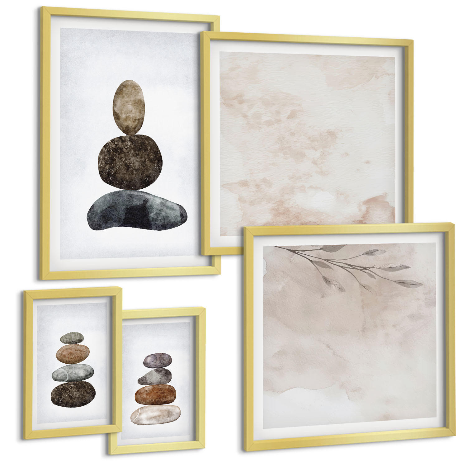 Tulup Bilder Gold 40x60 cm