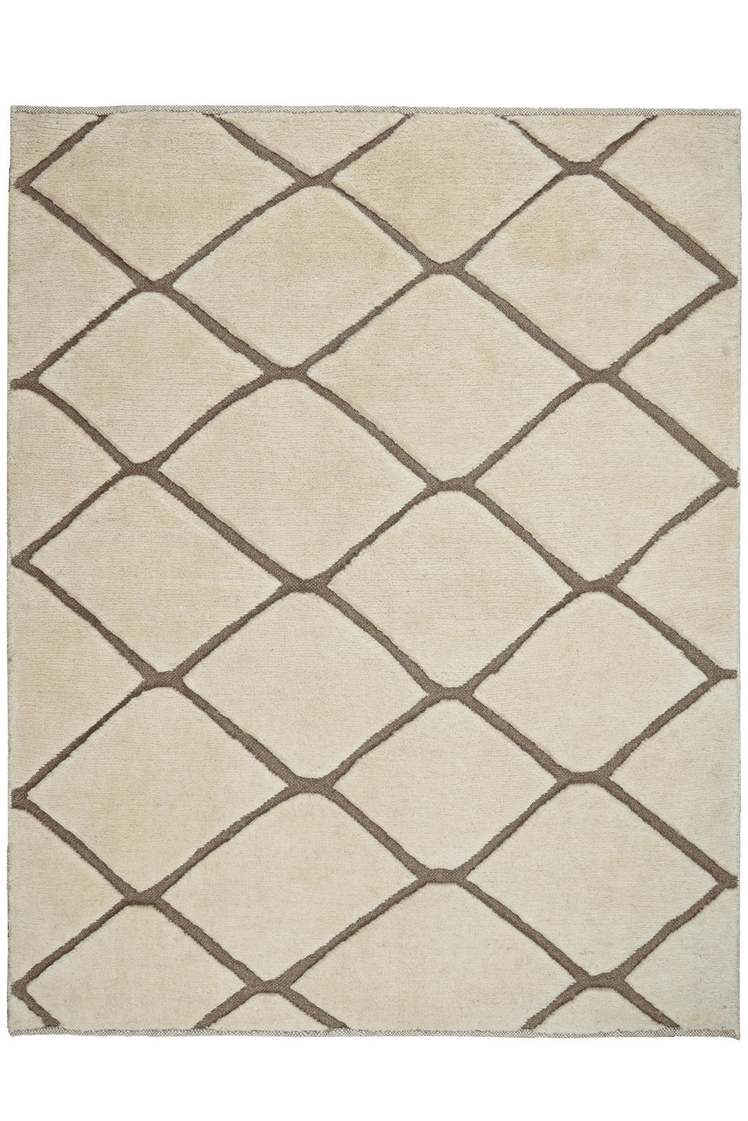 Looma Gabbeh-Teppich Beige 148x190 cm