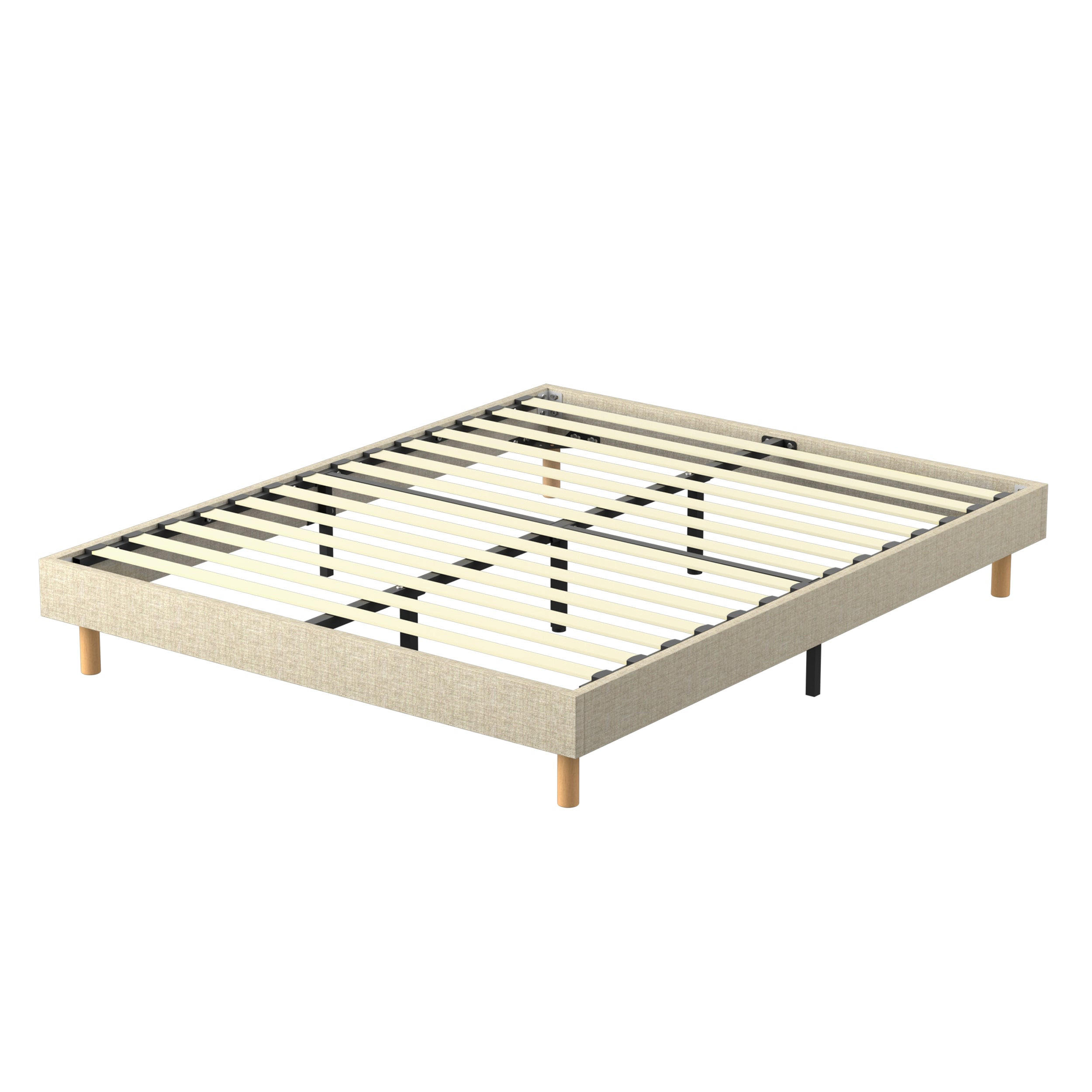 Dewinner Polsterbettrahmen Mehrfarbig 160x29x200 cm