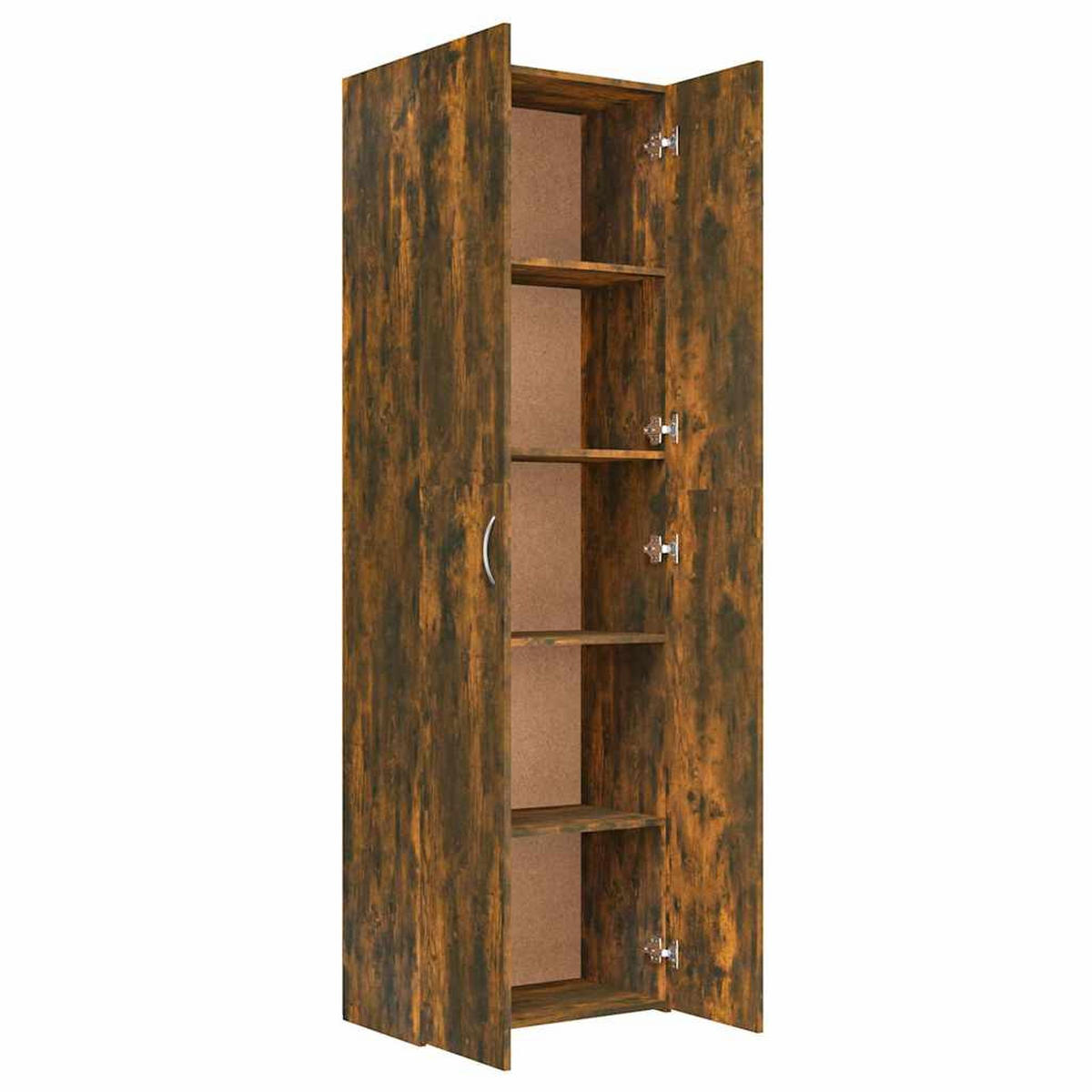 BÜROSCHRANK Räuchereiche 60/32/190 Cm Holzwerkstoff - Braun, Holzwerkstoff (32/190/60cm) - vidaXL