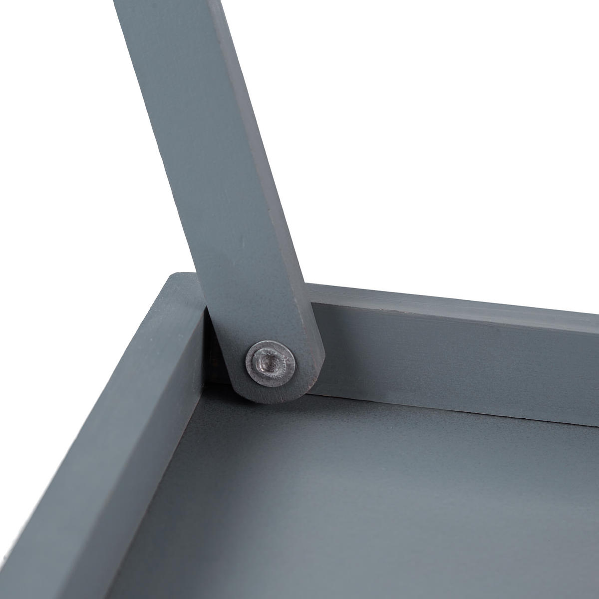 2XPLADENJ za zajtrk - siva, leseni material/les - Relaxdays