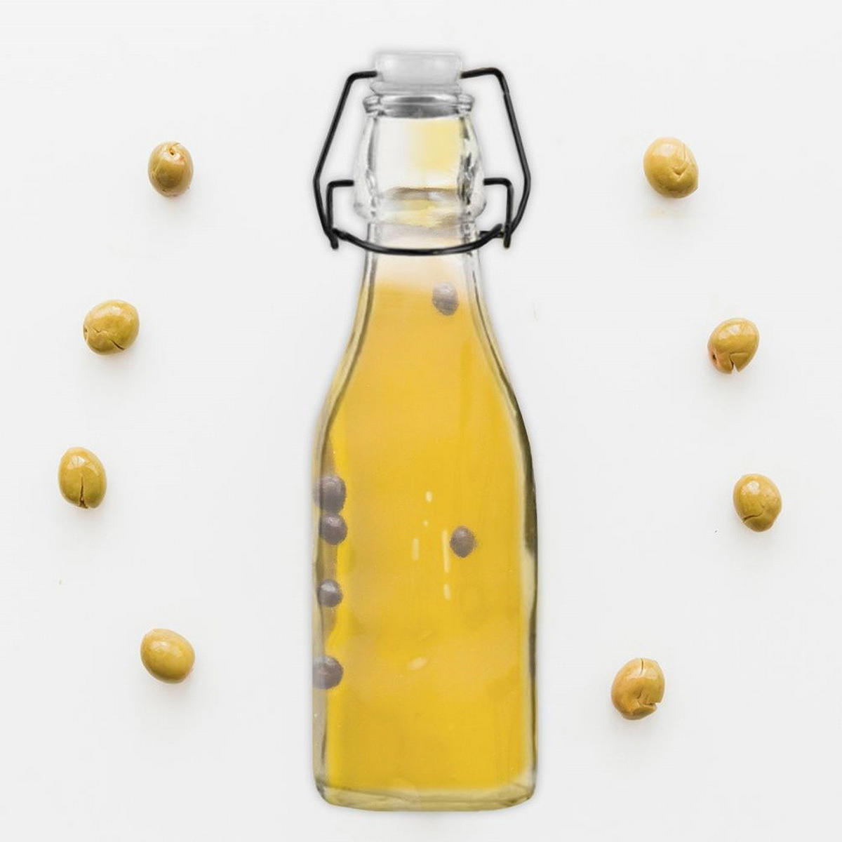 ESSIGFLASCHE Bügelverschluss 290 ml Transparent - Transparent, Glas (6/20/6cm) - Orion 
