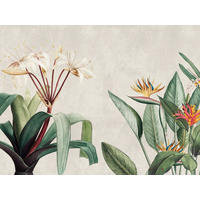 VLIESTAPETE Grün 371/280 cm - Grau/Grün, Textil (371/1cm) - KUNSTLOFT