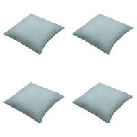 DEKORATIONSKISSEN Eco-line - Blau - 50/50/10 cm - 4er-Set - Blau, Textil (50/50cm) - Madison