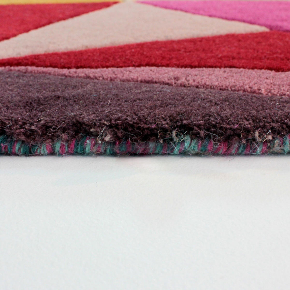 WOLLTEPPICH Bunt geometrisch handgetuftet DERWENT BROOKE, Multi 200x290 cm - Multicolor, Textil (200/290cm) - KADIMA DESIGN