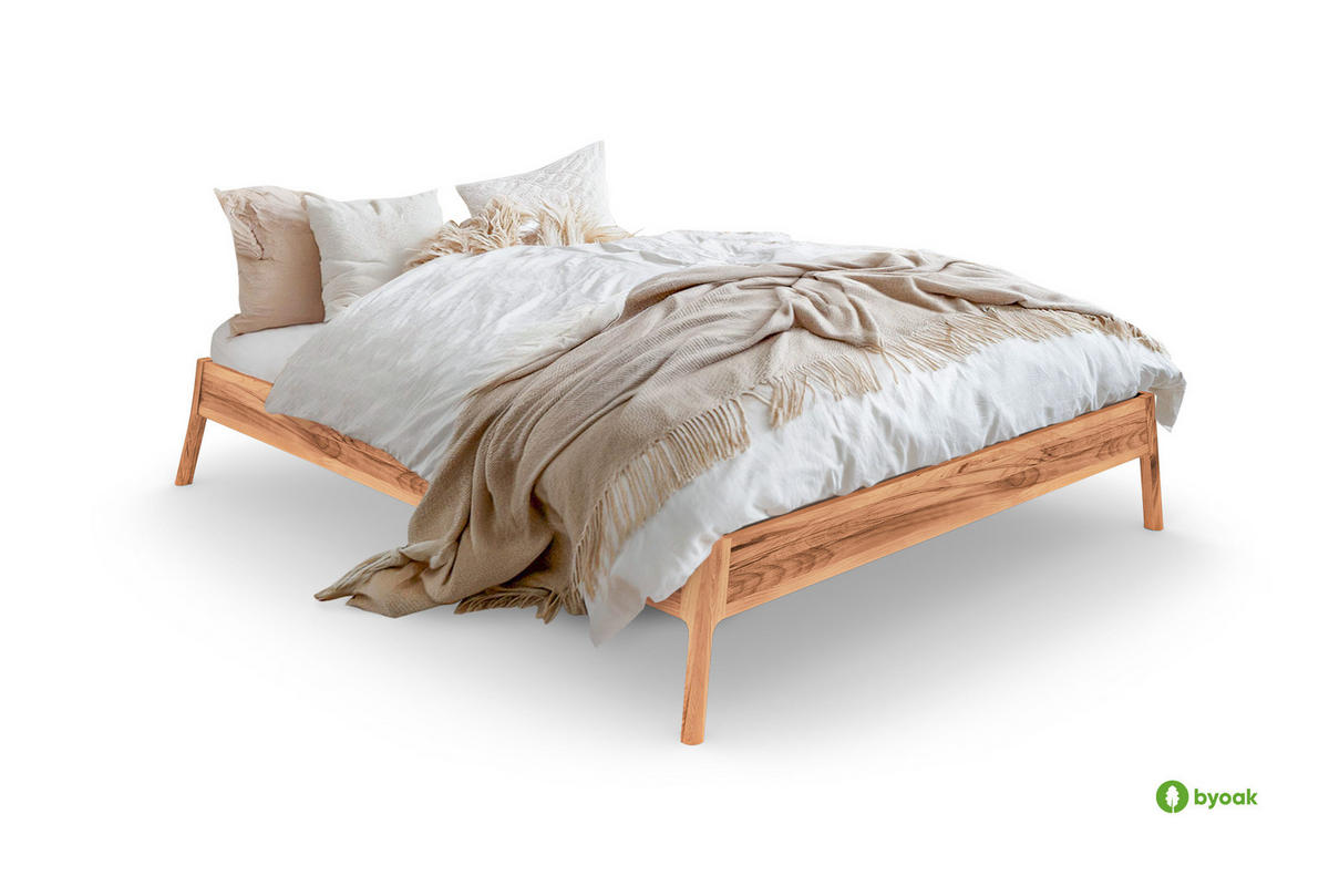MASSIVHOLZBETT PAUL 3 80 x 190 Kernbuche - Kernbuche, Holz (80/190cm) - byoak
