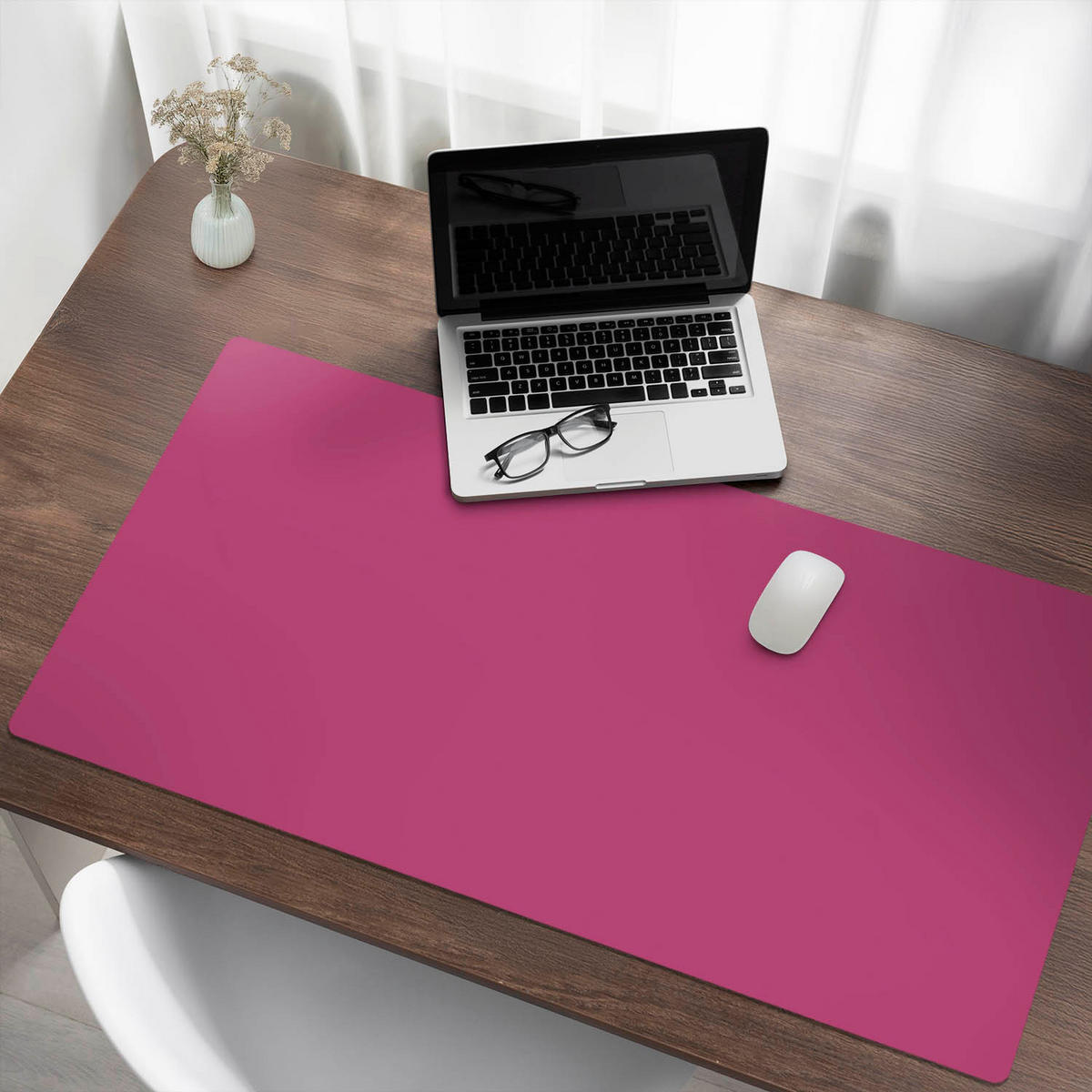 SCHREIBTISCHUNTERLAGE 120x60 cm Rosa - Rosa, Kunststoff (1.6/120/60cm) - Wallfluent