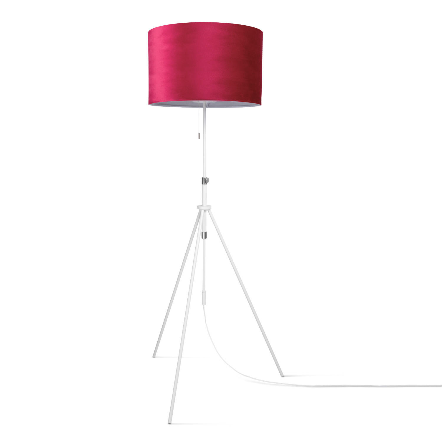 STEHLEUCHTE Naomi Fl - Rot, Metall (52.7/52.7/176.5cm) - Paco Home