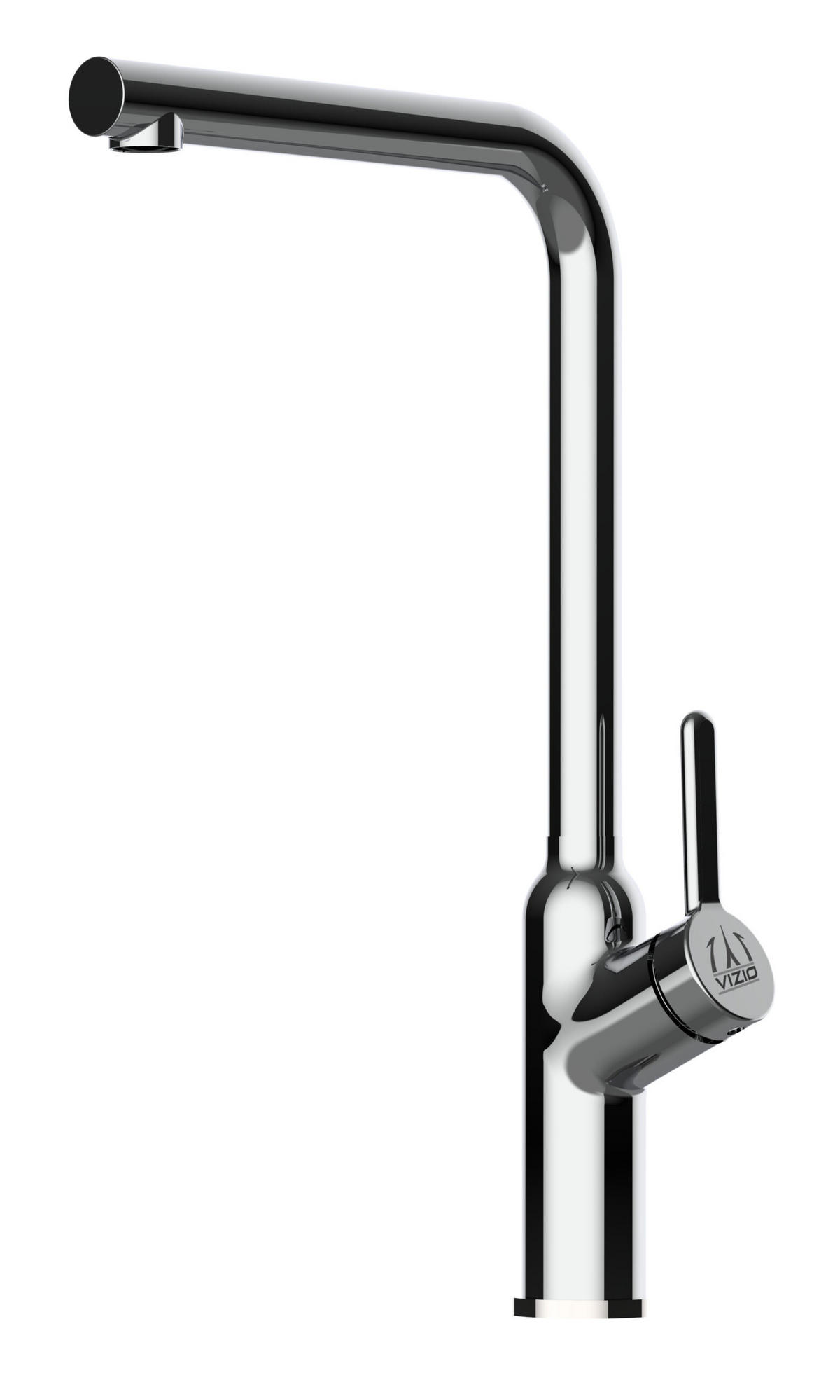 KÜCHENARMATUR, Verchromt, 360° schwenkbar - Chromfarben, Metall (20/39.5/20cm) - VIZIO