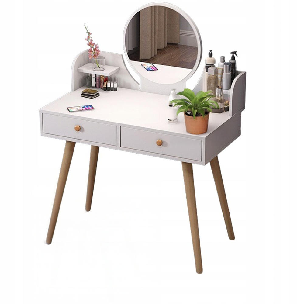 SCHMINKTISCH, weiß 80/40/73 cm - Weiß, Holzwerkstoff (80/73/40cm)