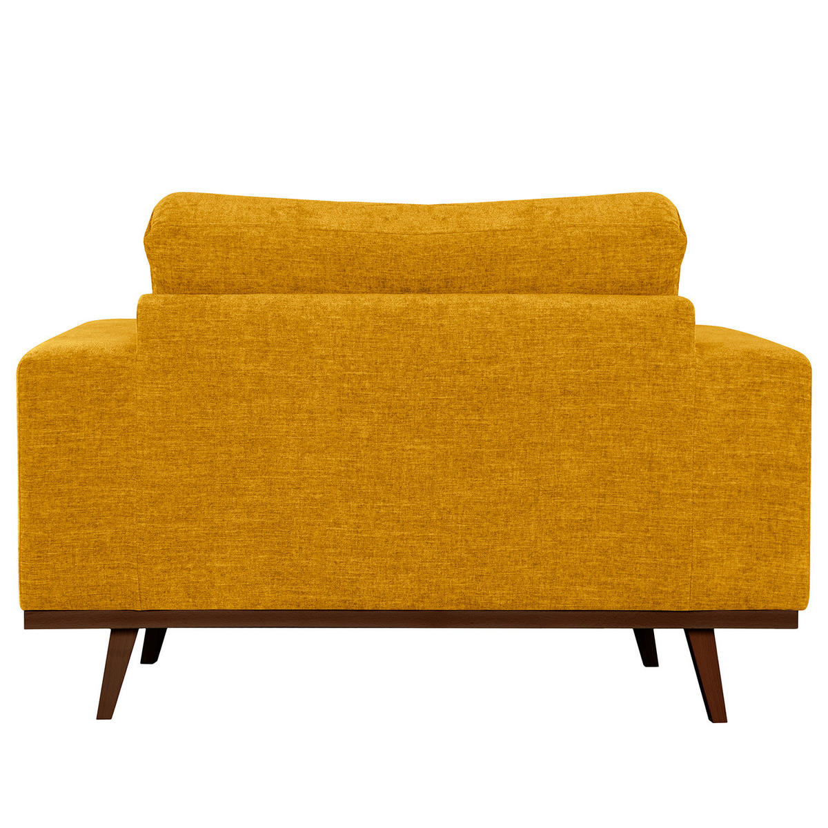 SESSEL - Gelb/Buchefarben, Holz/Buchenholz (122/81/88cm) - home24