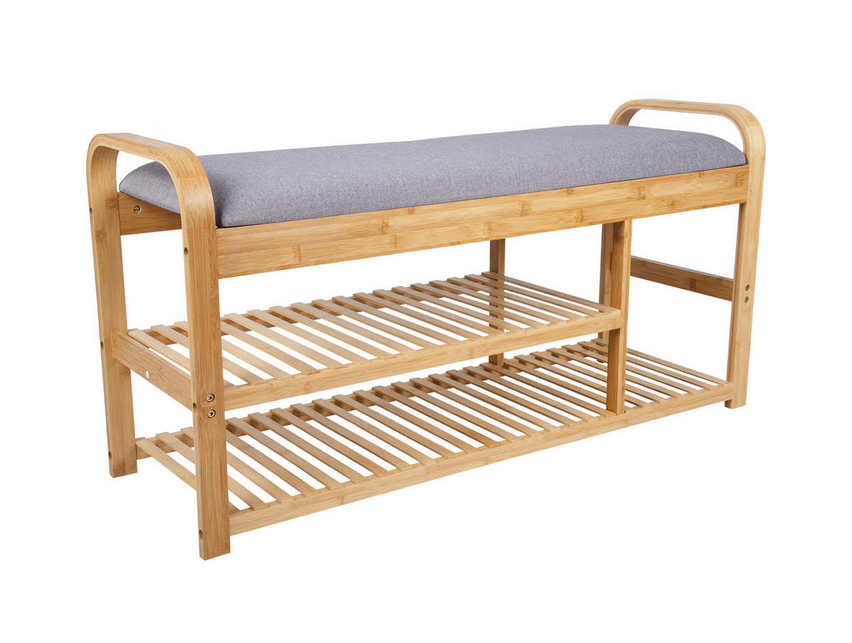 BANK Arch Braun 100/33/50 cm - Braun, Holz (33/50/100cm) - Leitmotiv