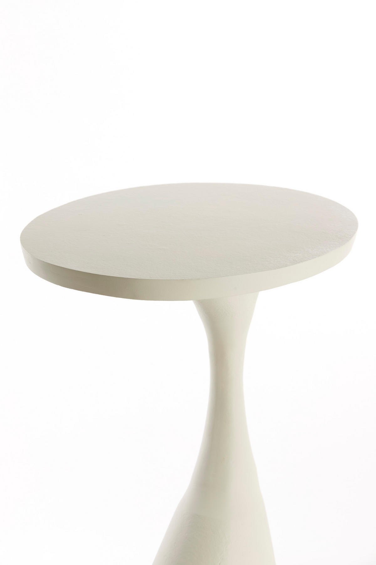 BEISTELLTISCH Macau Weiß 40/33/61 cm - Weiß, Metall (40/33/61cm) - Light & Living