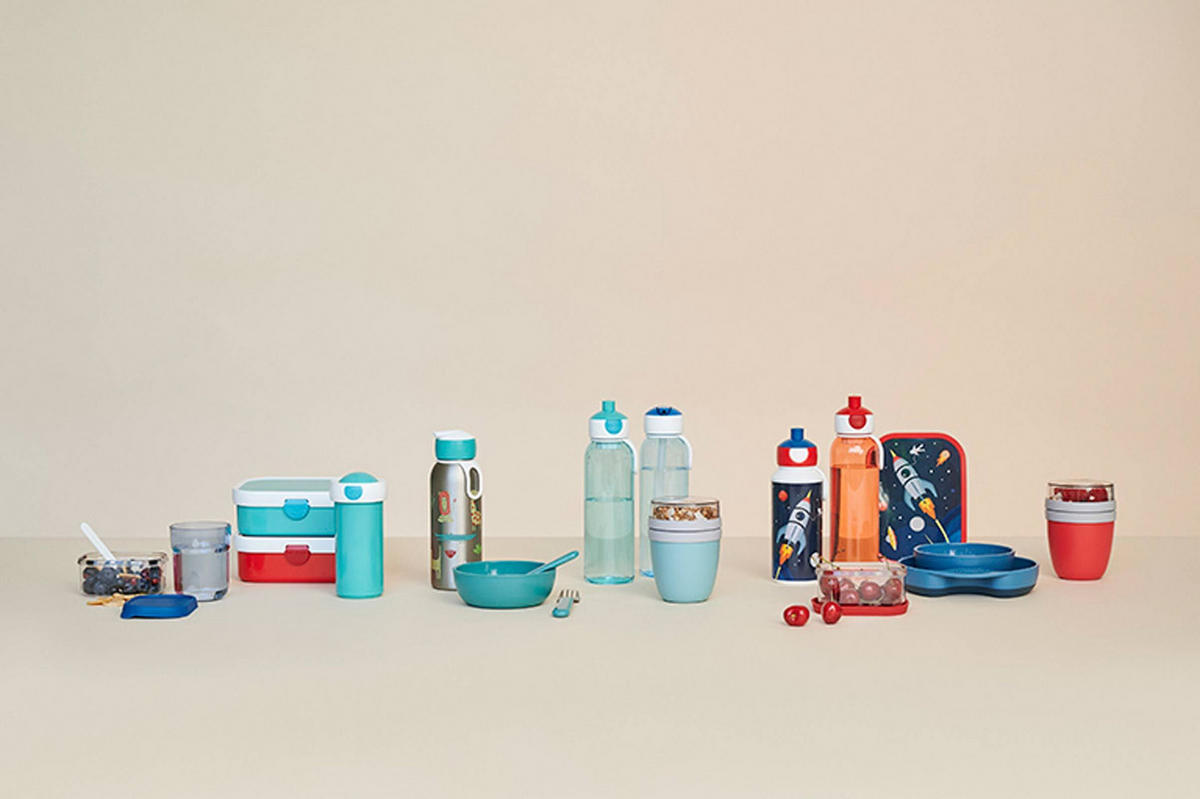 BROTDOSE + THERMOFLASCHE Campus Paw Patrol 2er Set - Blau/Multicolor, Kunststoff (1/1/1cm) - Mepal