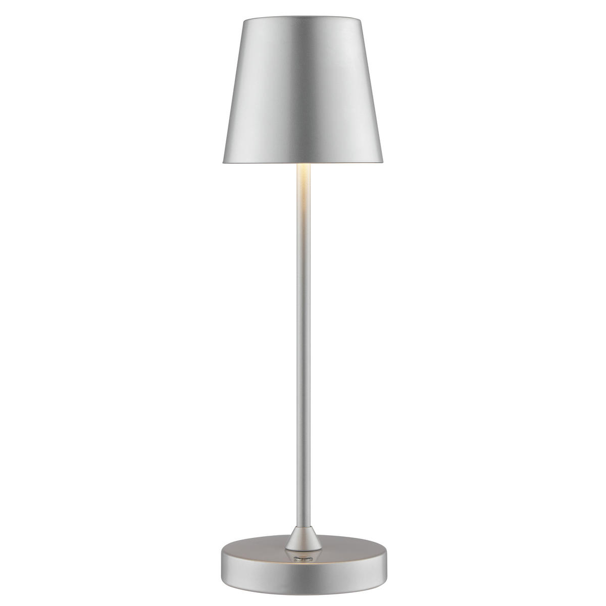 TISCHLEUCHTE Elora Silberfarben 11/11/37 cm - Silberfarben, Metall (11/11/37cm) - Brilliant