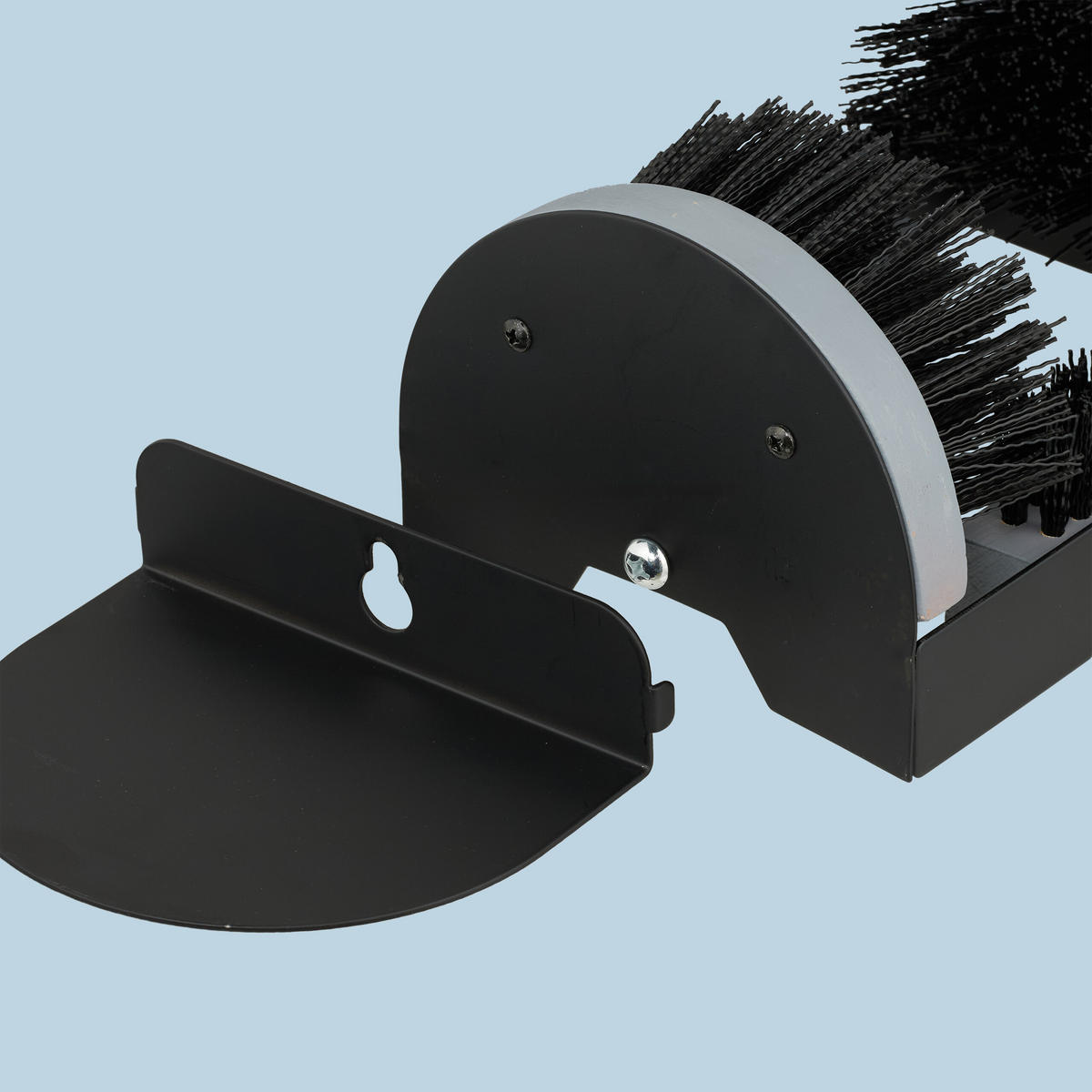 SCHUHABSTREIFER - Schwarz, Holz/Kunststoff (47/15.5cm) - Relaxdays