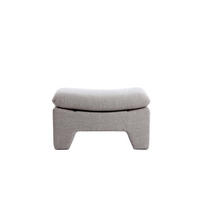 POEF Dasha Grau 80/40/48,5 cm - Grau, Holz (40/48.5/80cm) - Light & Living
