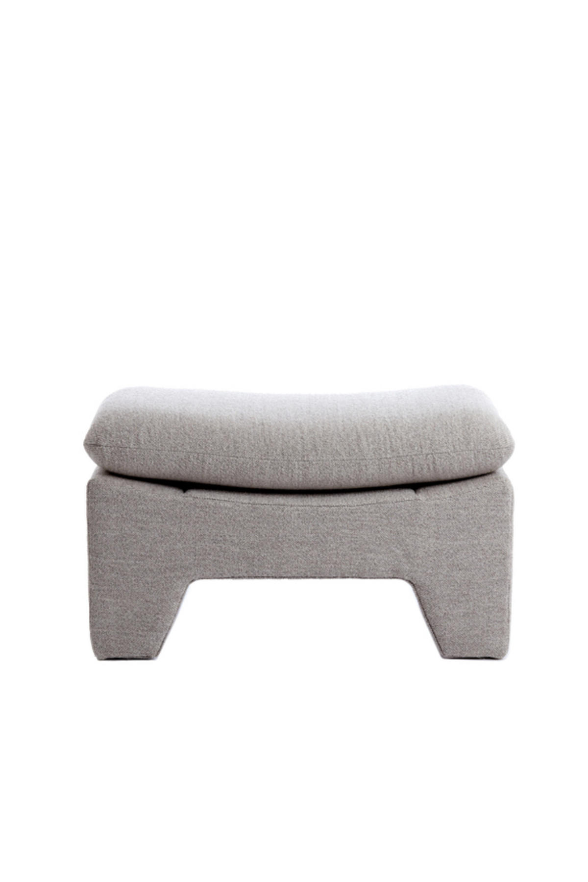 POEF Dasha Grau 80/40/48,5 cm - Grau, Holz (40/48.5/80cm) - Light & Living